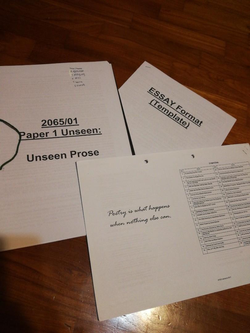 sample of prose