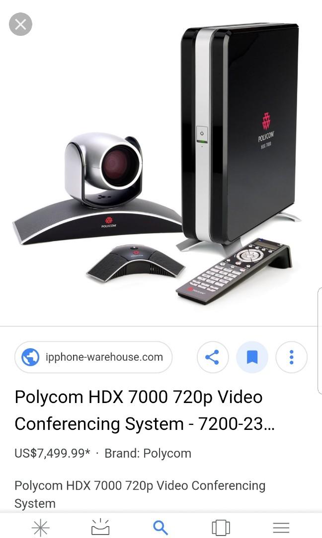 Used Polycom Hdx7000 Series Video Conferencing Equipment Electronics Computers Others On Carousell
