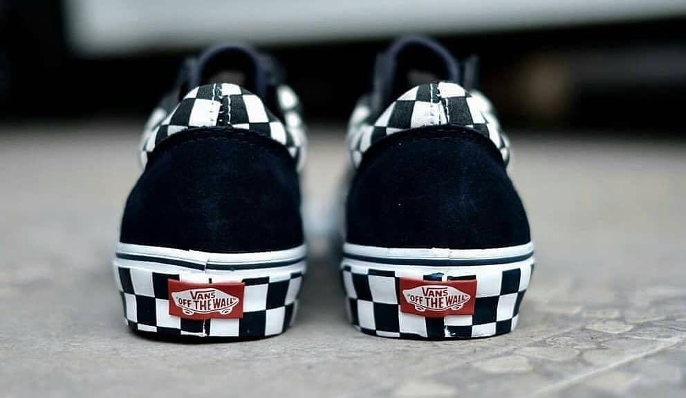 side checkered vans
