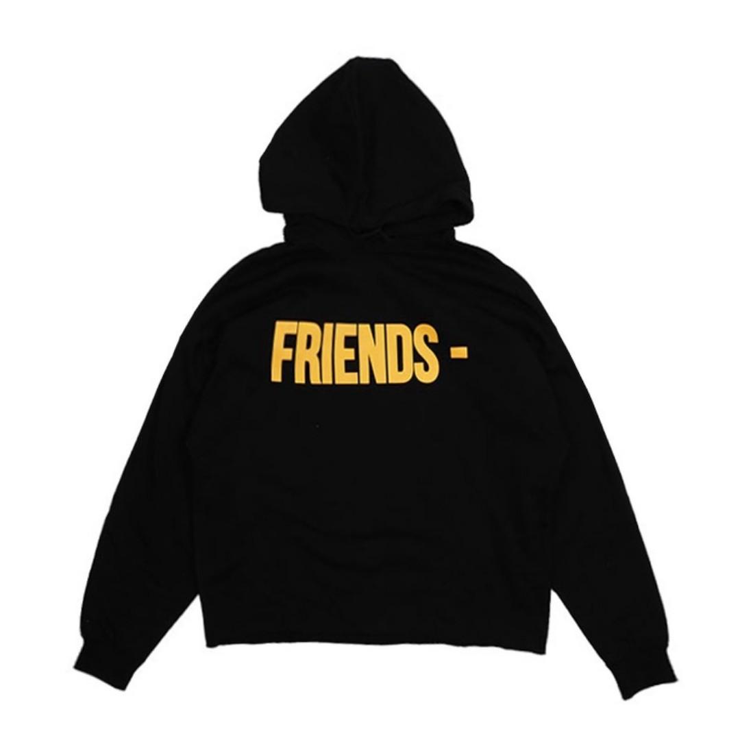 orange friends hoodie
