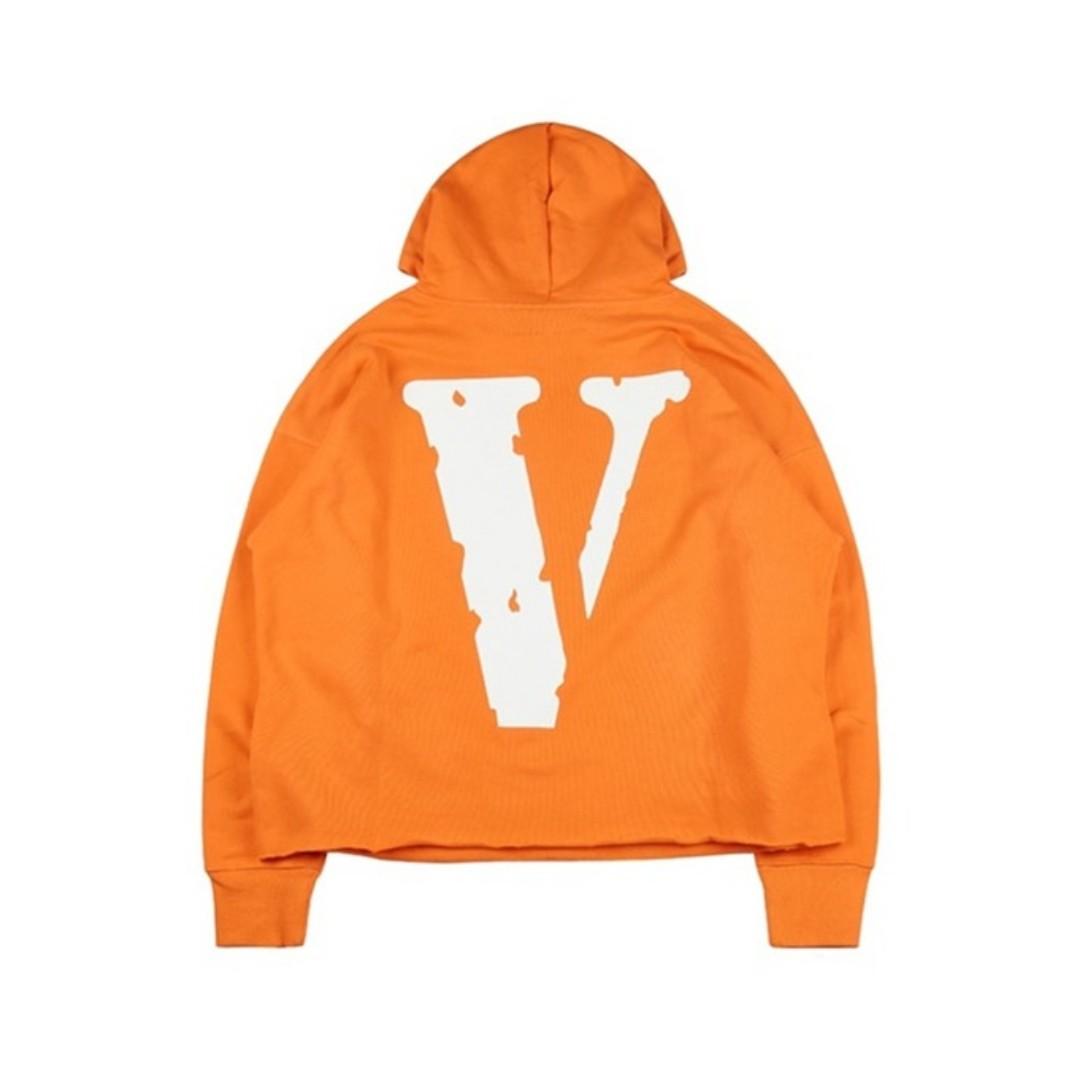 Orange vlone sweater clearance