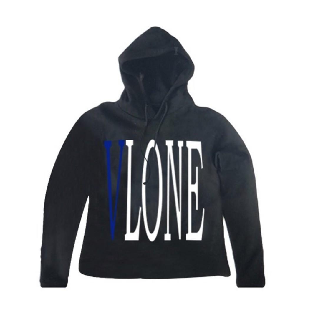 black and blue hoodie