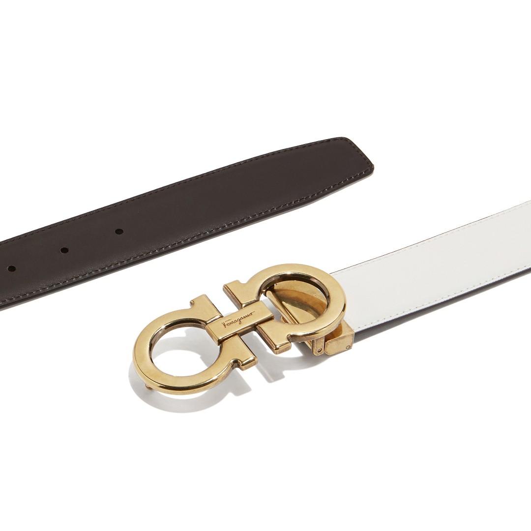 ferragamo gancini reversible belt