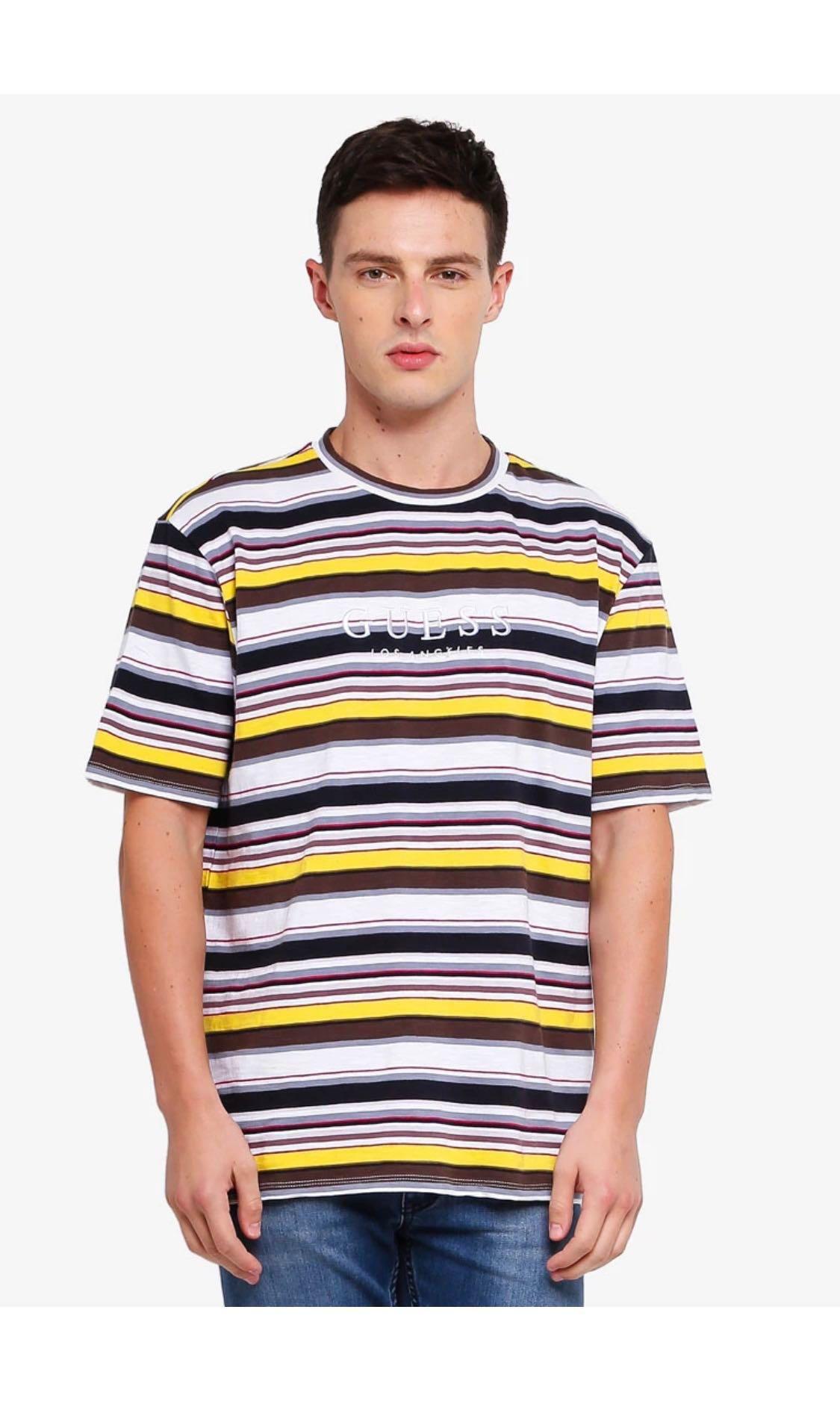 guess ashton stripe