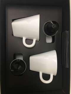 PURE Collection Espresso cup (2 espresso cups and 2 Saucers)ESPRESSO PURE 套裝特濃咖啡杯連碟