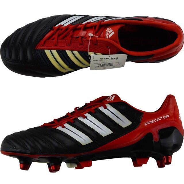 red predators football boots