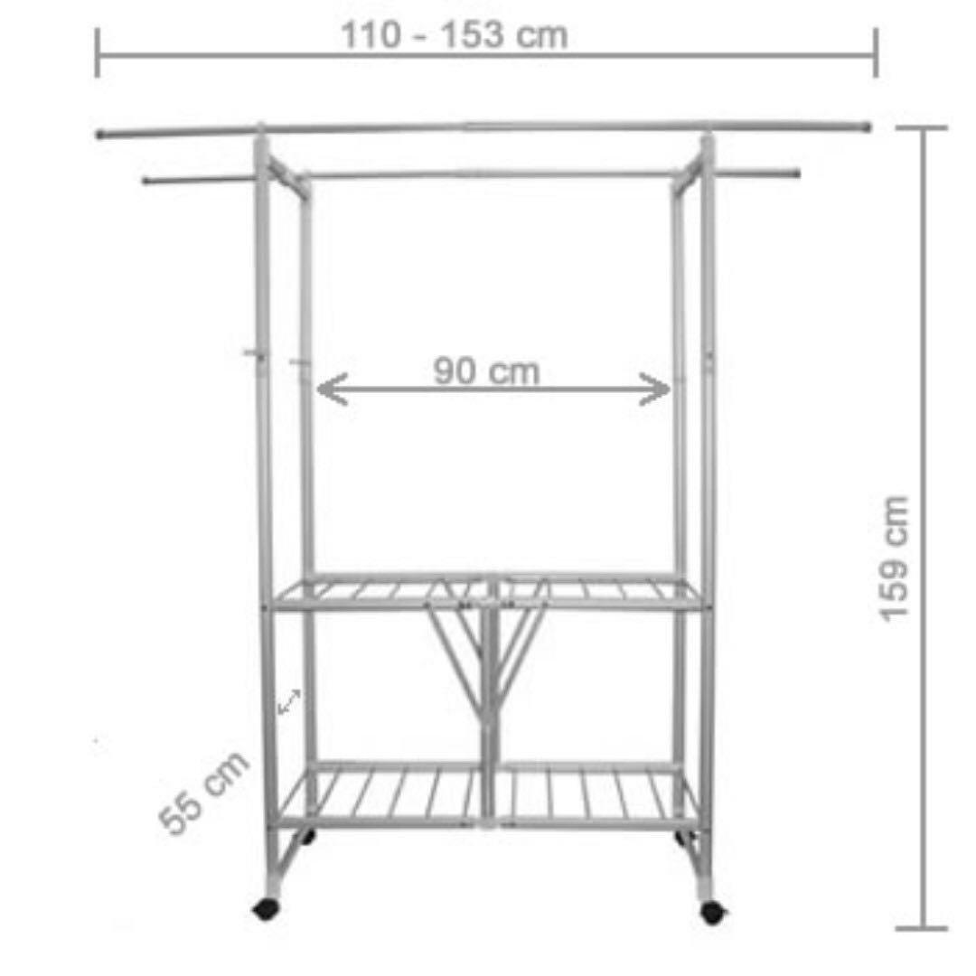 天上野晾衣架曬衣架 可摺疊 傢俬 家居 傢俬 書櫃 櫃子及架 Carousell