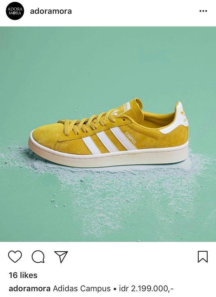 adidas campus mustard