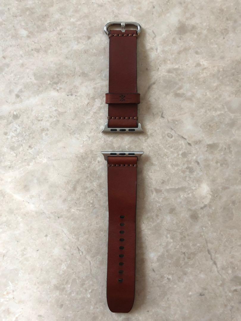 Arrow Board leather band for Apple Watch 44 42 Mobile Phones Gadgets Wearables Smart Watches on Carousell