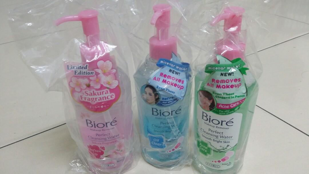 Biore Makeup Remover 300ml, Beauty & Personal Care, Face, Face Care on ...
