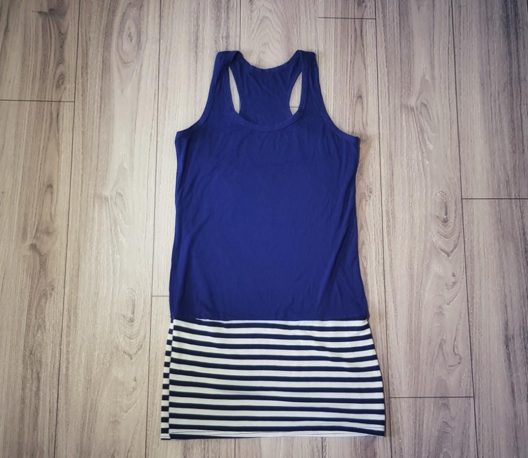 Strip one piece dress Clearance