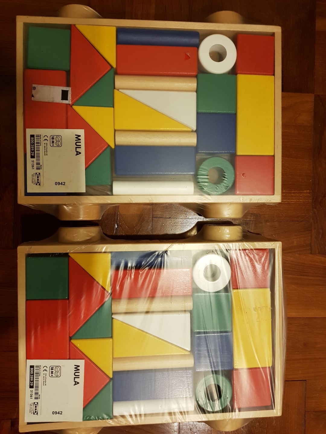 Bn Sealed Ikea Mula 24 Building Blocks With Wagon Babies Kids Toys Walkers On Carousell