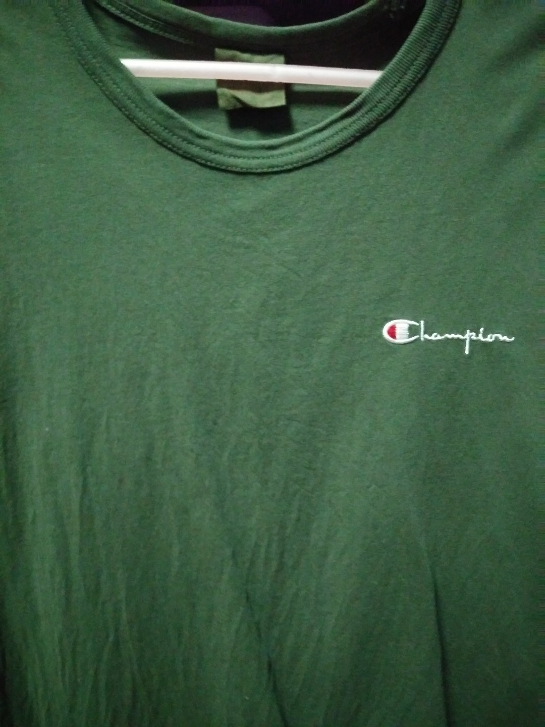 champion authentic shirt (olive green 