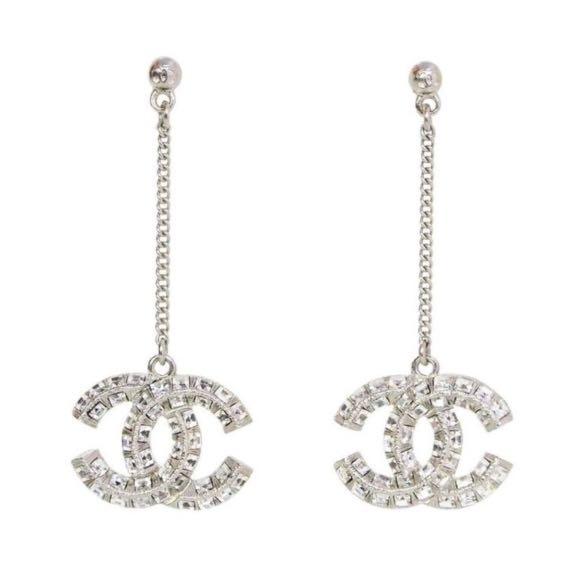Cc dangle earrings hot sale