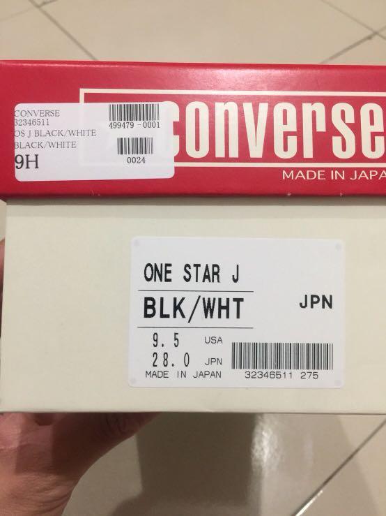 converse one star uk9.5 28cm, 他的時尚, 鞋, 運動鞋在旋轉拍賣