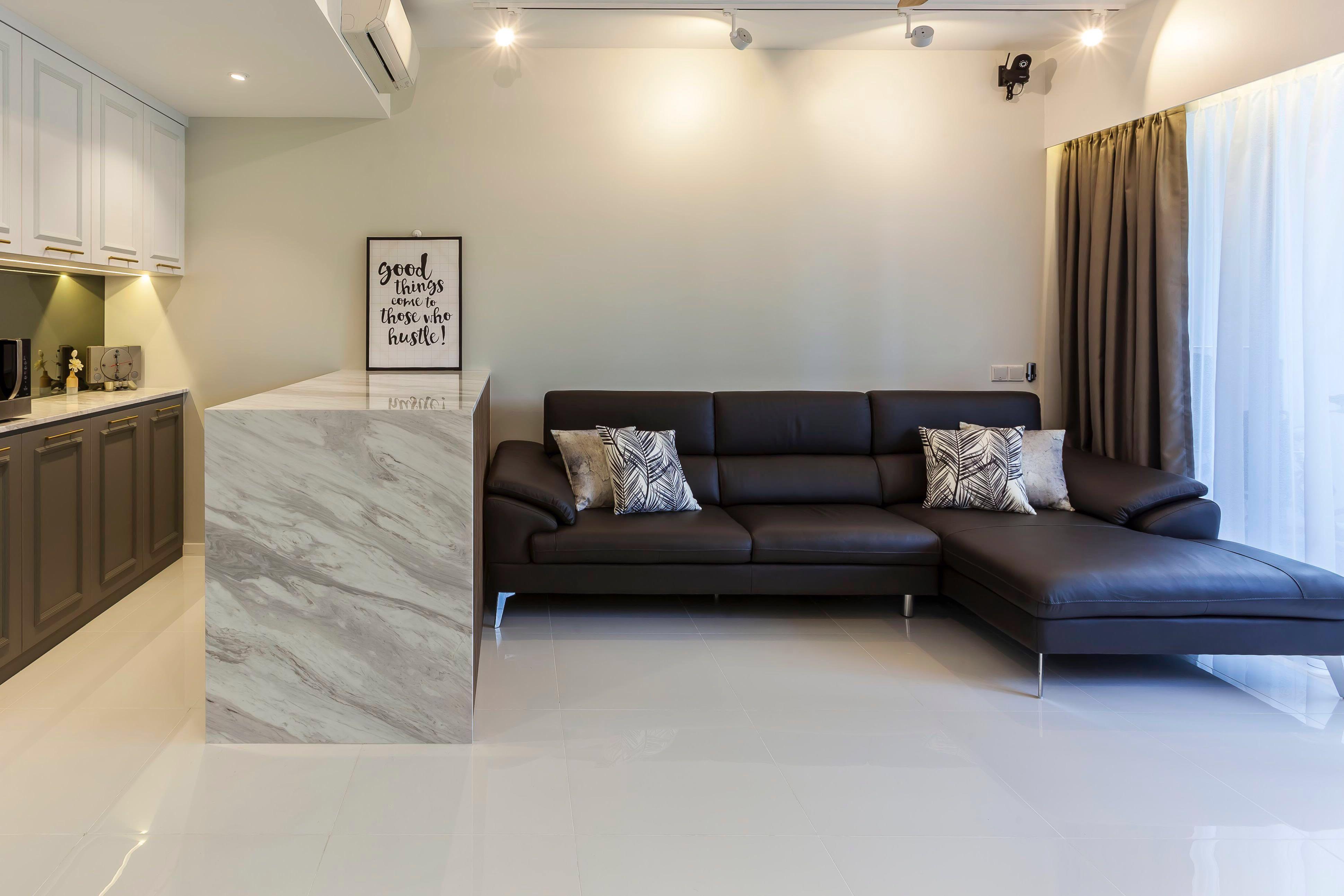 Full Leather Sofa From Harvey Norman Millenia Walk Furniture