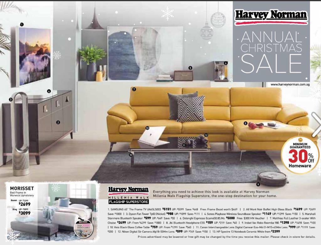 Full Leather Sofa From Harvey Norman Millenia Walk Furniture