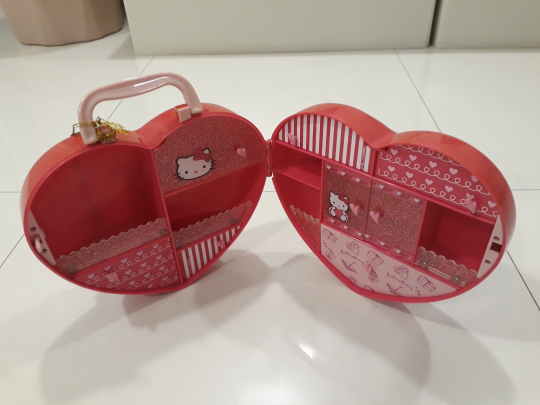 Hello Kitty Carrier, Pink Holder Box (Original) Last Set Left!, Toys