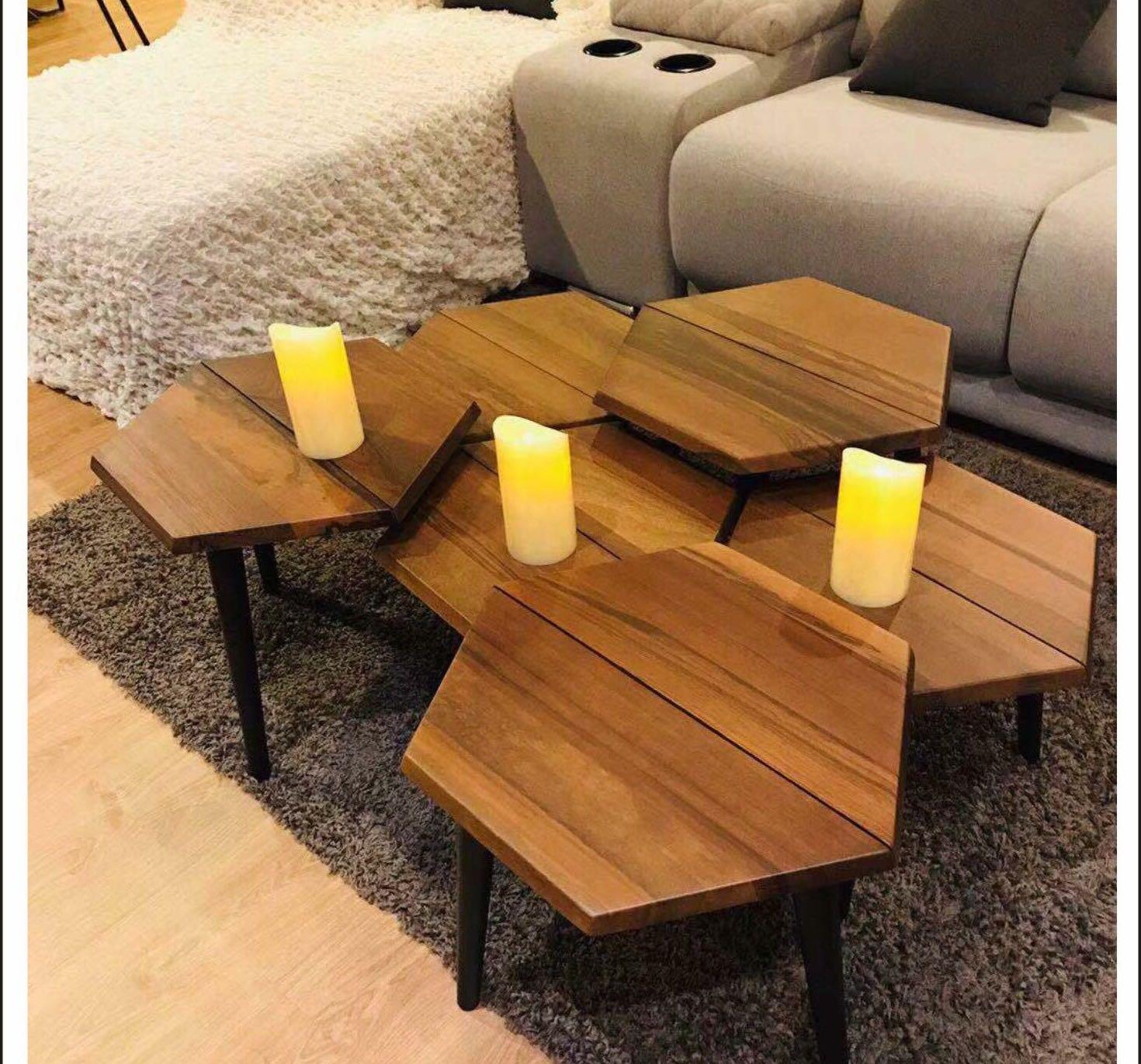 Hexagon coffee 2025 table set