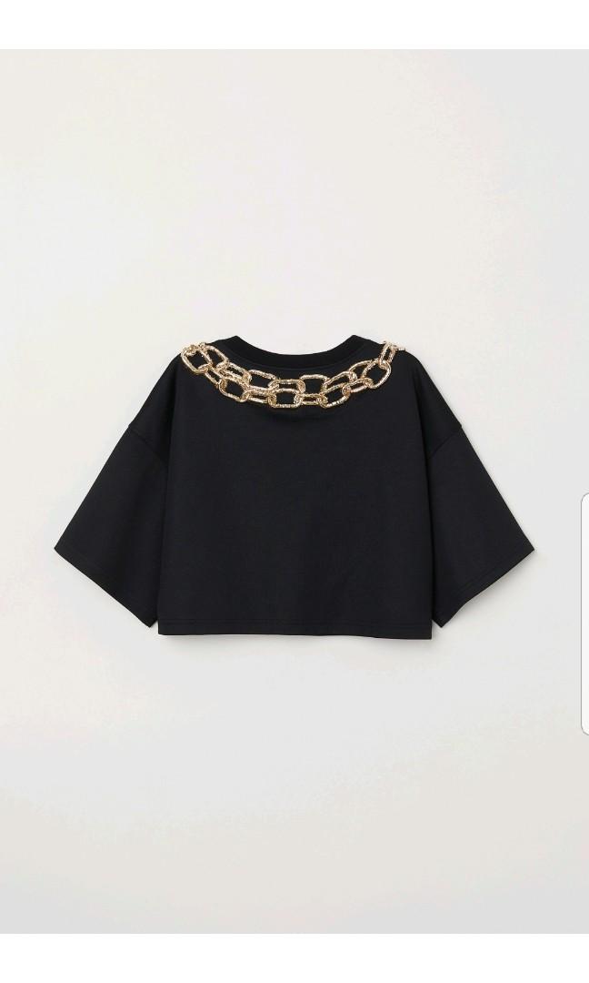 Moschino h&m crop top online
