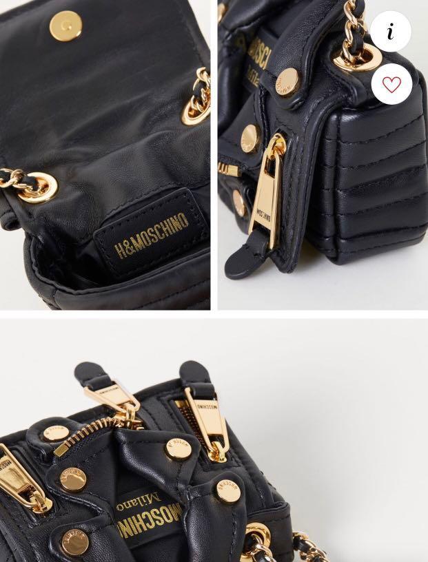 H M x Moschino Leather Bag Luxury Bags Wallets on Carousell