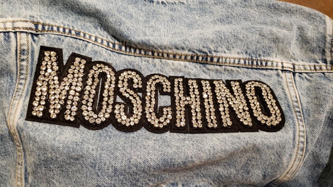 H&m moschino denim jacket store