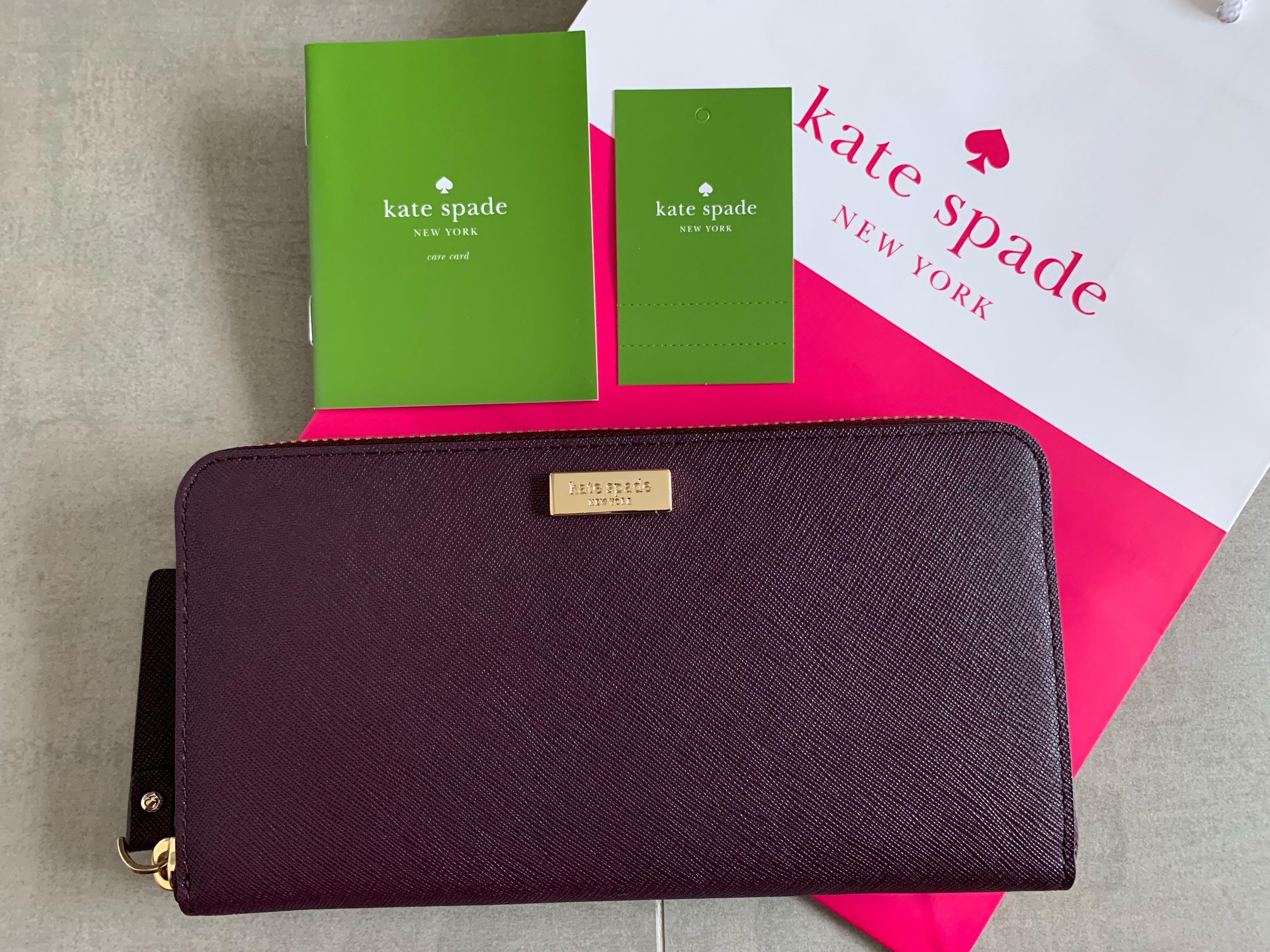 Kate Spade Laurel Way Neda (Purple), Women's Fashion, Bags & Wallets,  Purses & Pouches on Carousell