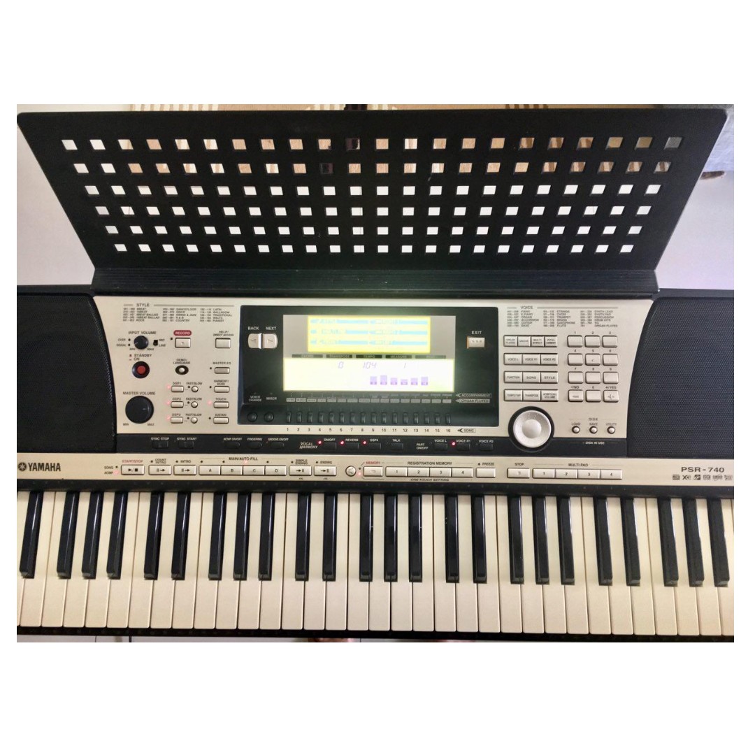 Yamaha psr 740 keyboard outlet