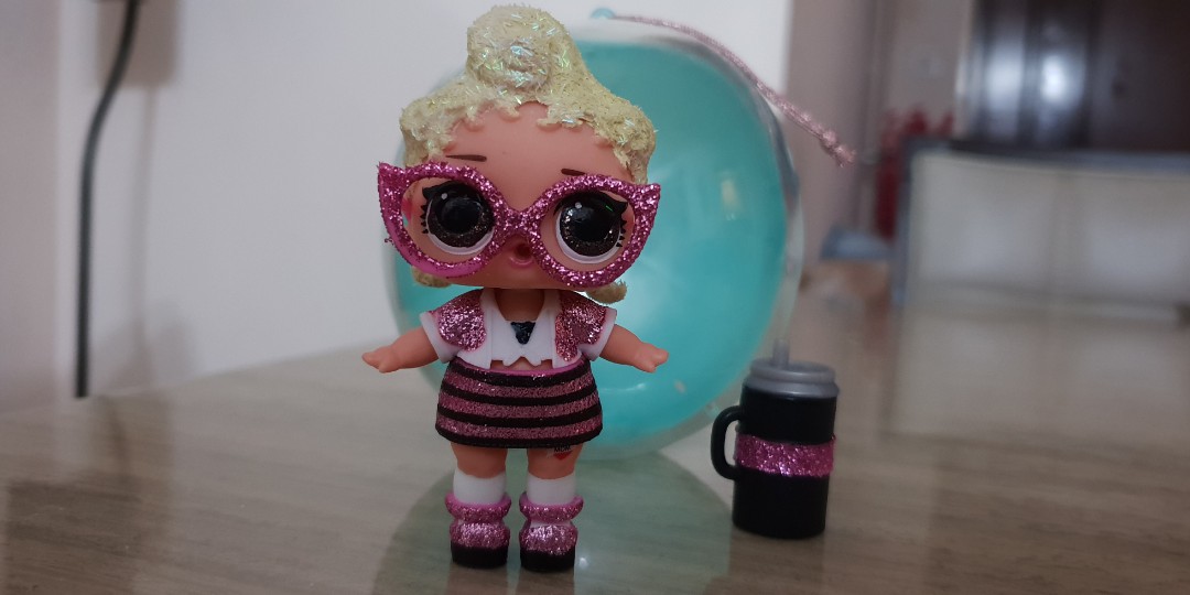 pink baby lol doll bling