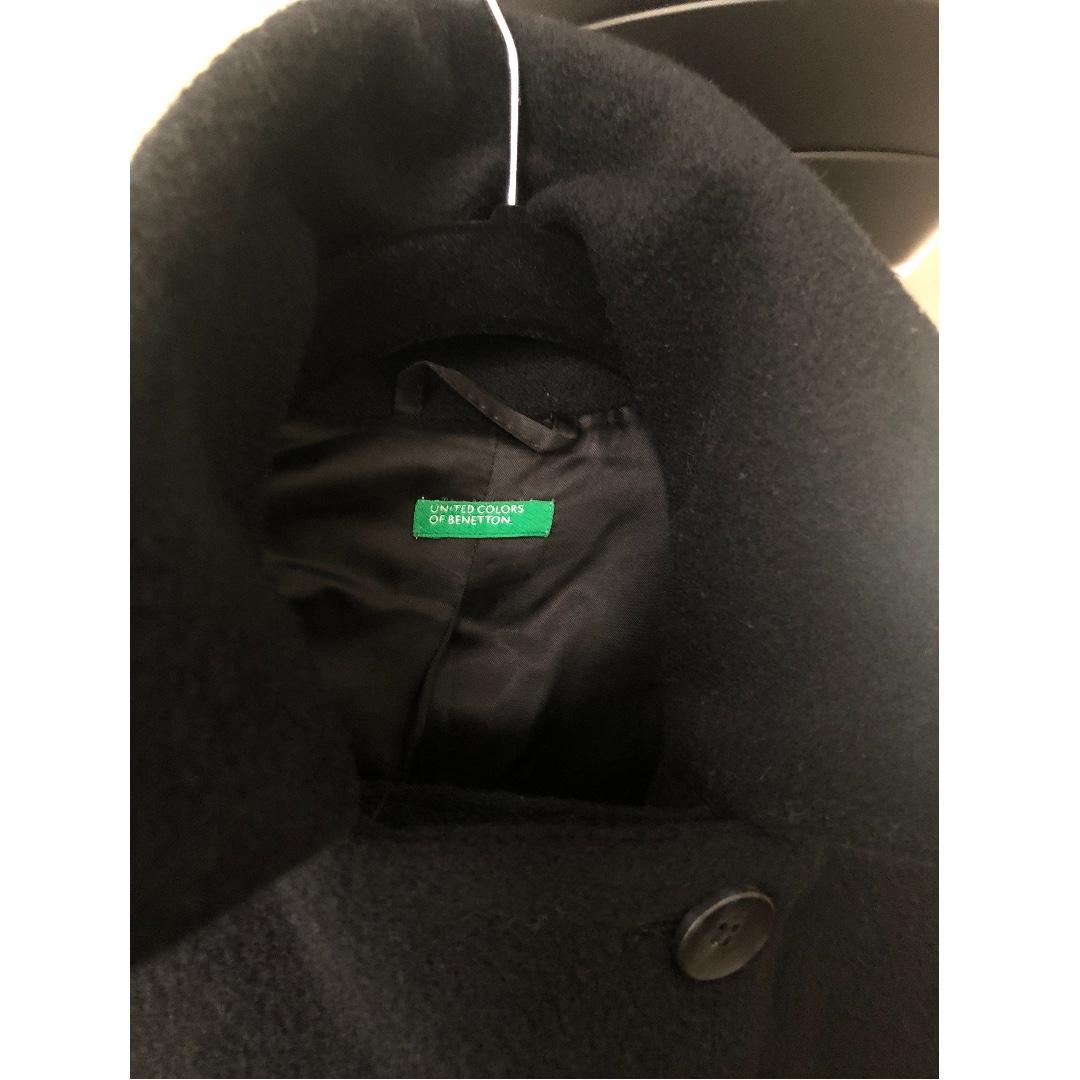 Long Wool Coat United Colours of Benetton Size XS S Women s Fashion Clothes on Carousell
