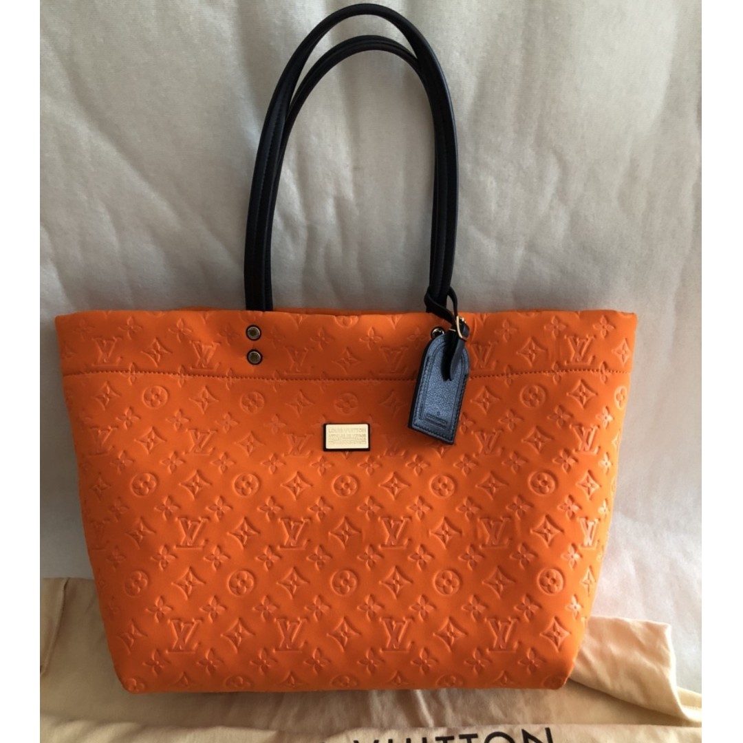 LOUIS VUITTON ORANGE MONOGRAM NEOPRENE SCUBA LIMITED EDITION MM TOTE BAG -  💯AUTHENTIC, Luxury, Bags & Wallets on Carousell