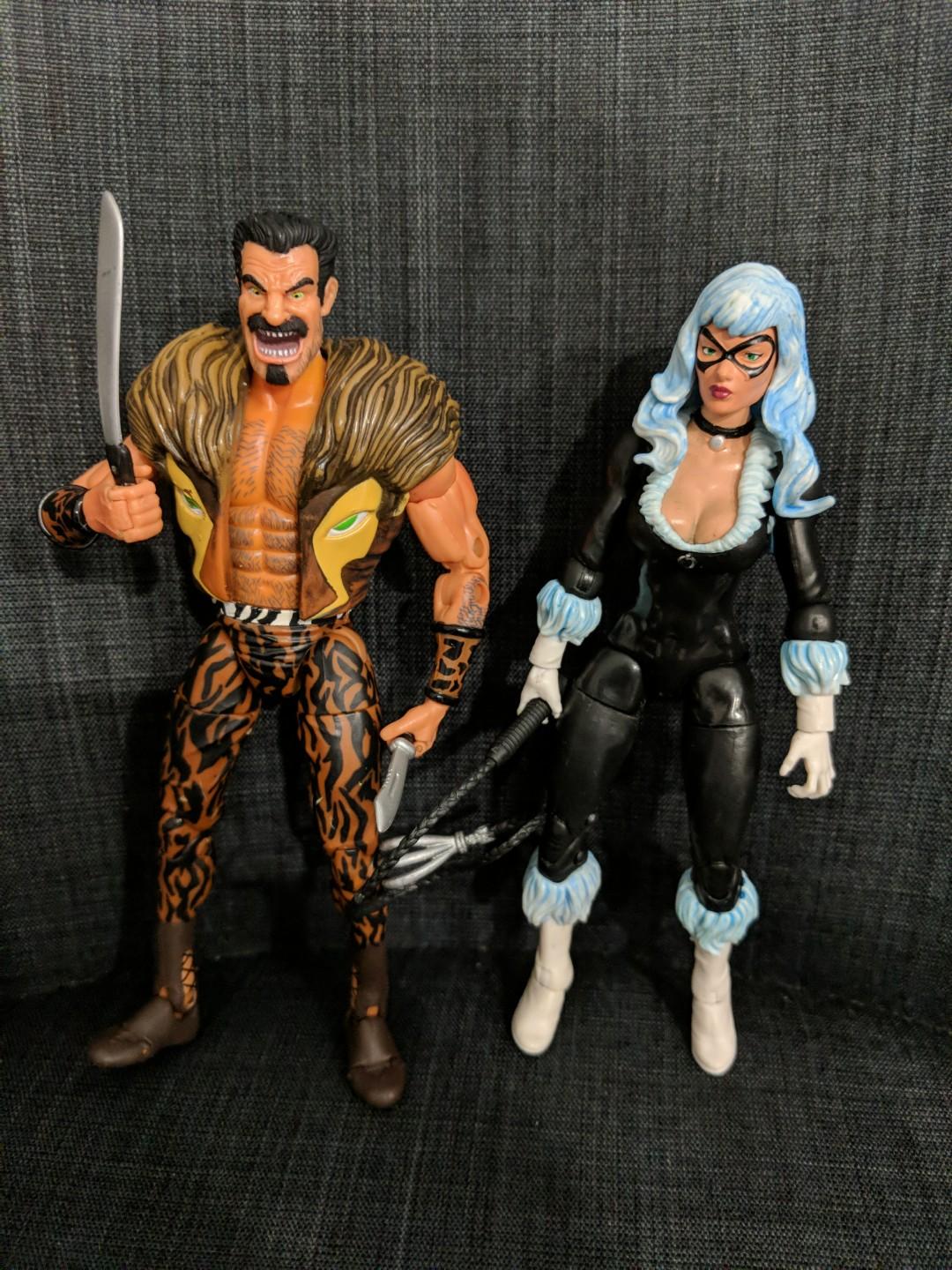 Marvel Legends Kraven And Black Cat Ko Toys Games Bricks Figurines On Carousell