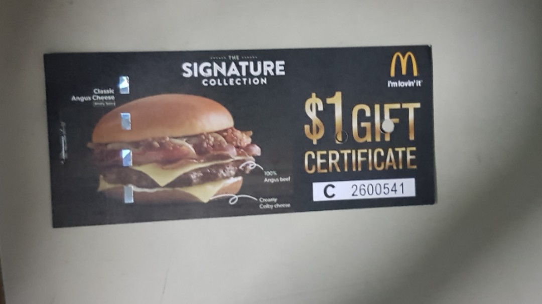 McDonalds 5 Voucher, Tickets & Vouchers, Vouchers on Carousell