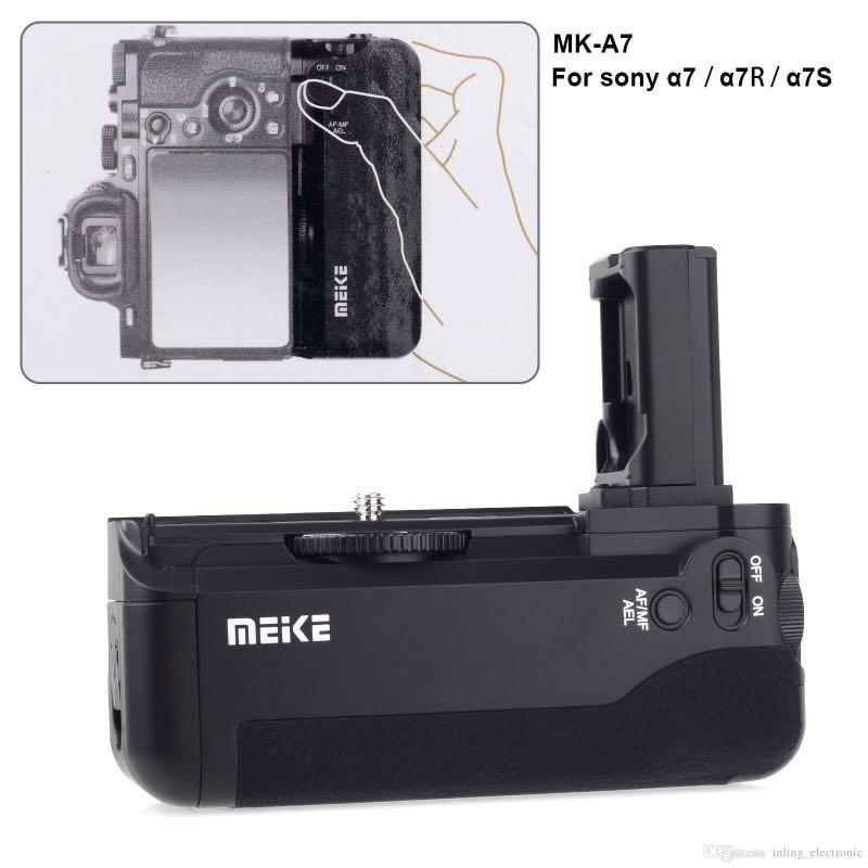 Meike Vertical Grip Sony A7 With Remote Photography Camera Accessories Others On Carousell
