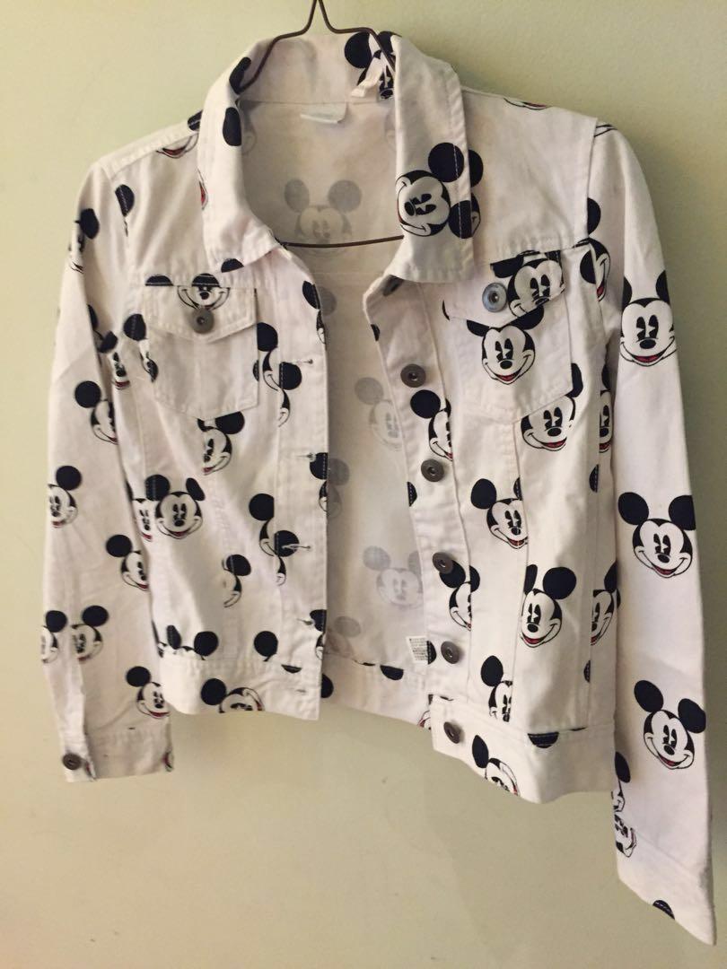 Mickey mouse denim hotsell jacket forever 21