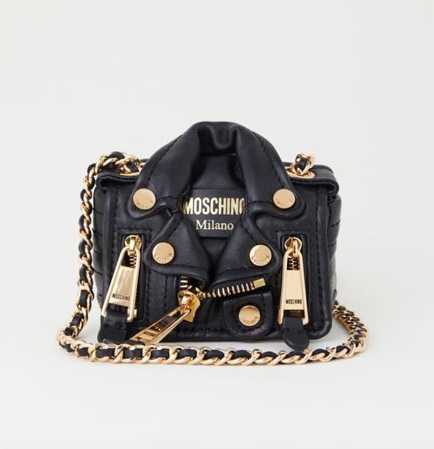 Moschino small leather shoulder bag Clearance