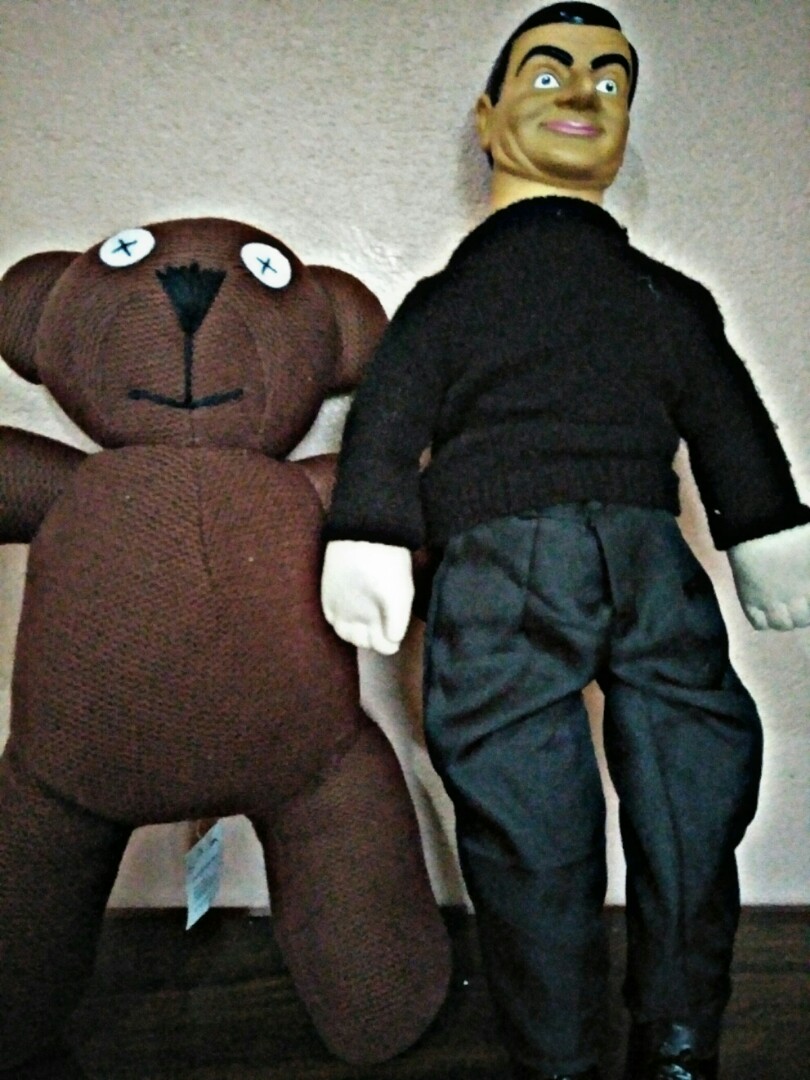 mr.bean doll and teddy Hobbies Toys Toys Games on Carousell