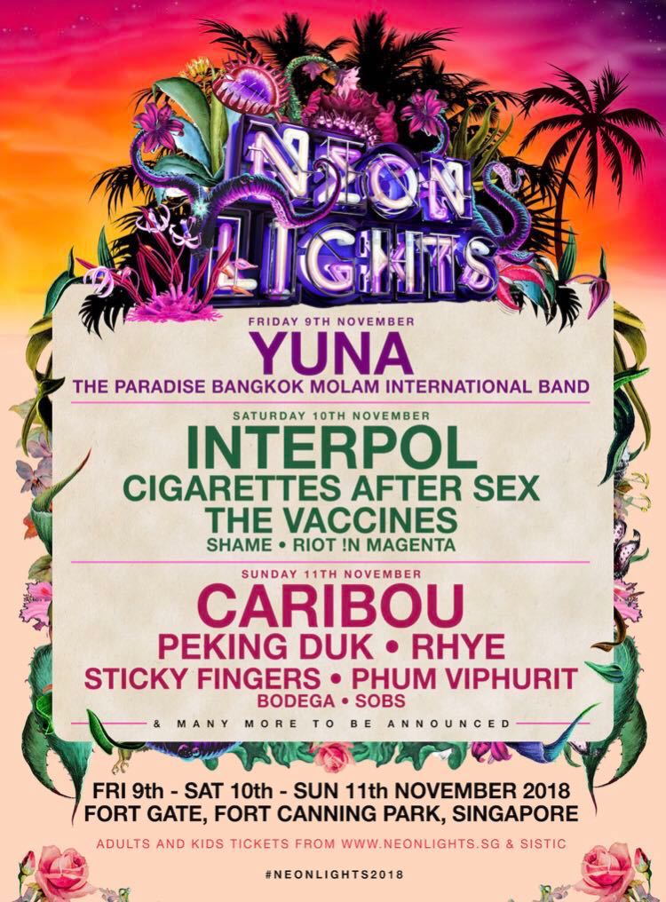 Neon lights festival ticket (Friday 9Nov), Tickets & Vouchers, Event