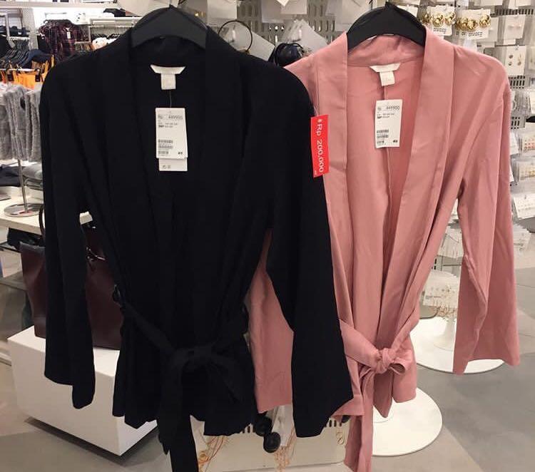 H&m kimono sale shop