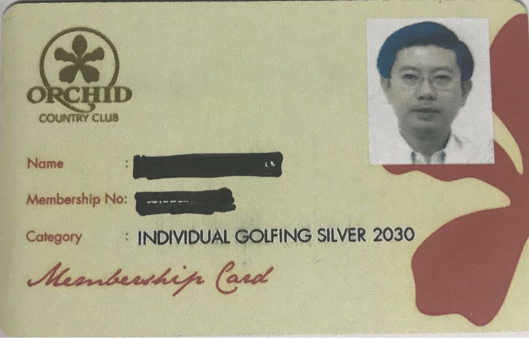 Orchid Country Club Individual Golfing Silver Membership Everything Else On Carousell