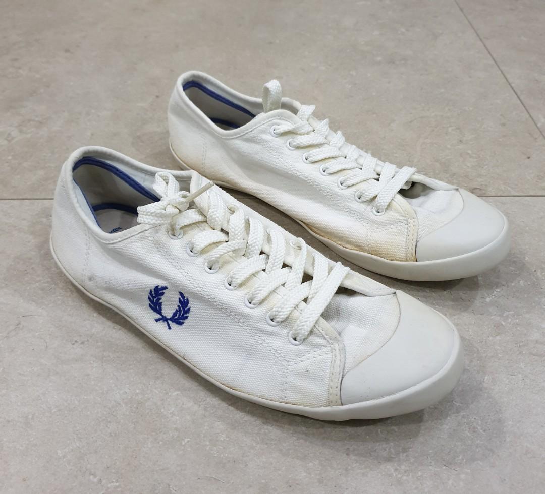 fred perry canvas shoes mens