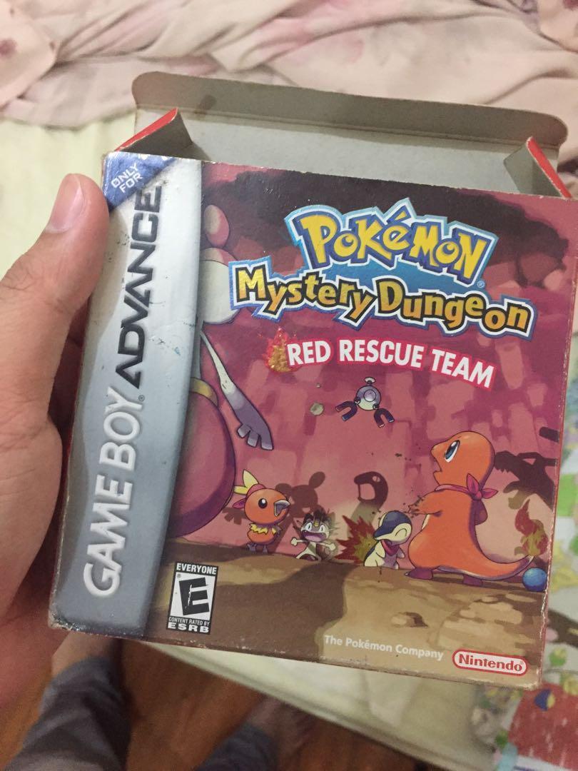 Pokemon Mystery Dungeon Red Rescue Team for GBA Video Gaming