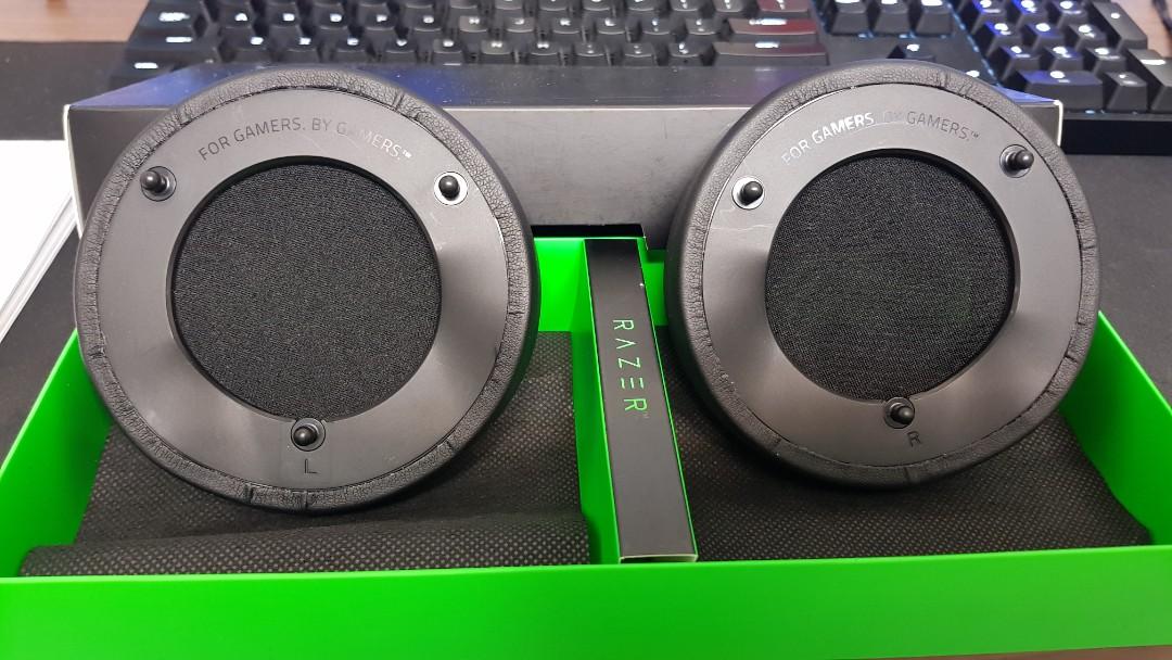 RAZER Man o war ear cushions, Audio, Headphones & Headsets on Carousell