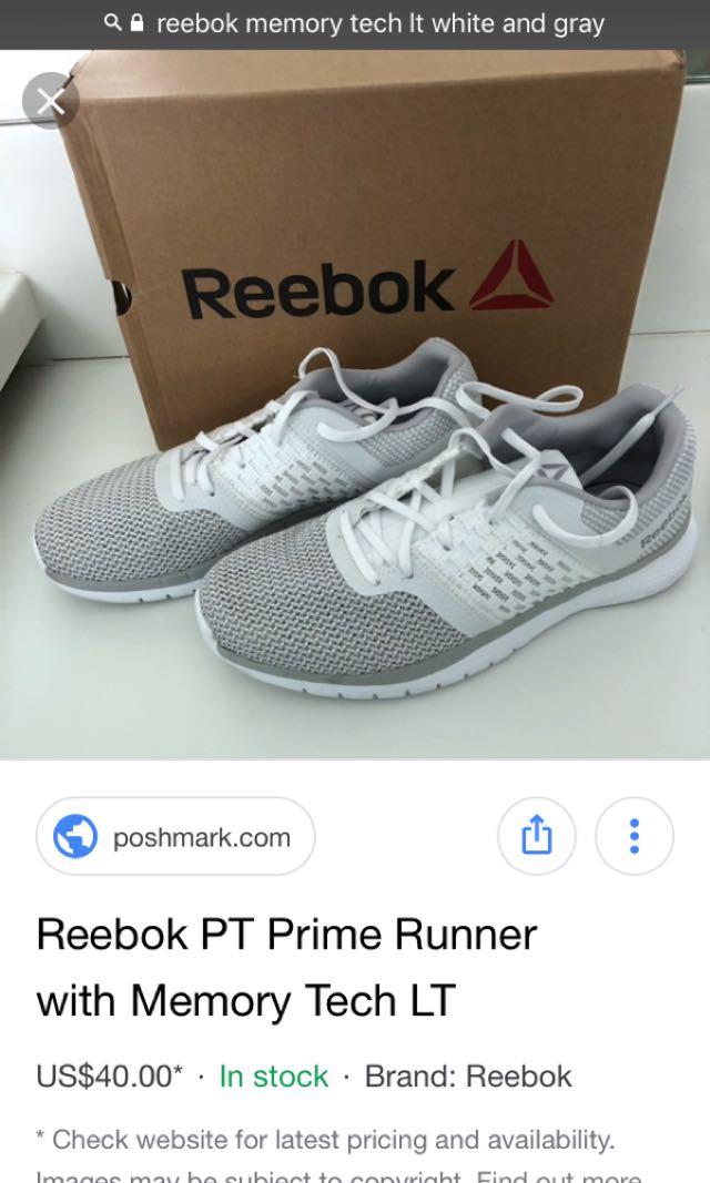 Reebok PT PRIME runner memory tech LT 