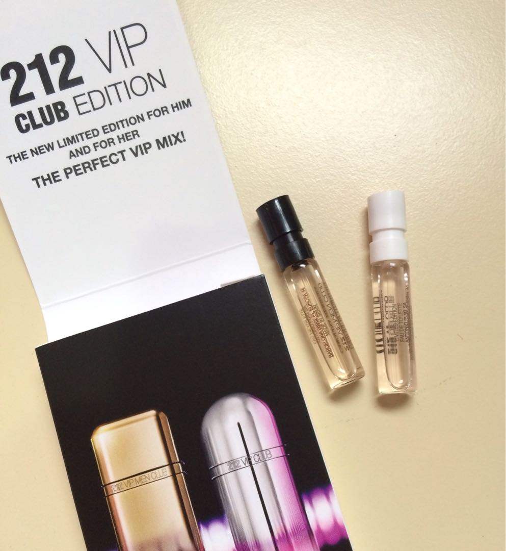 Carolina herrera 212 on sale vip club limited edition