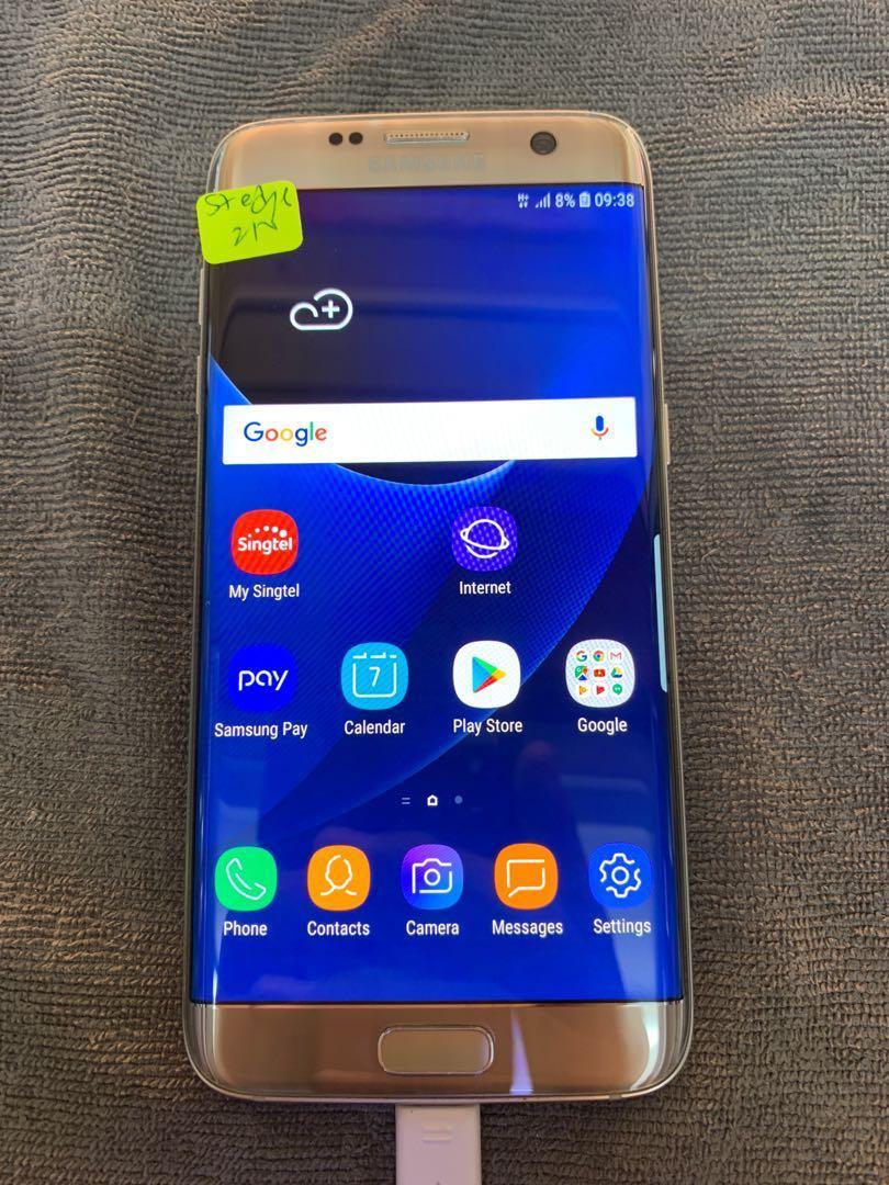 samsung galaxy s7 edge slight screen burnt fix price
