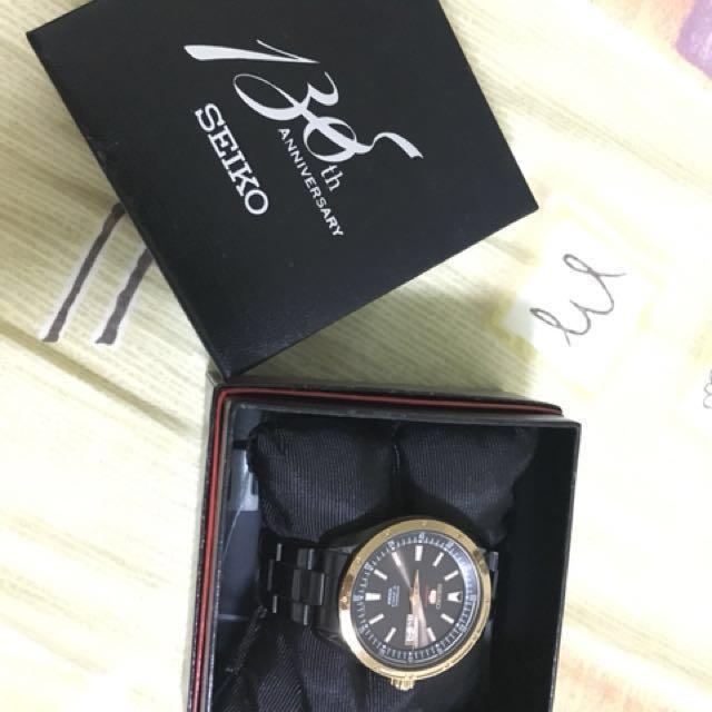 seiko 5 limited edition 130th anniversary, Mobile Phones & Gadgets,  Wearables & Smart Watches on Carousell