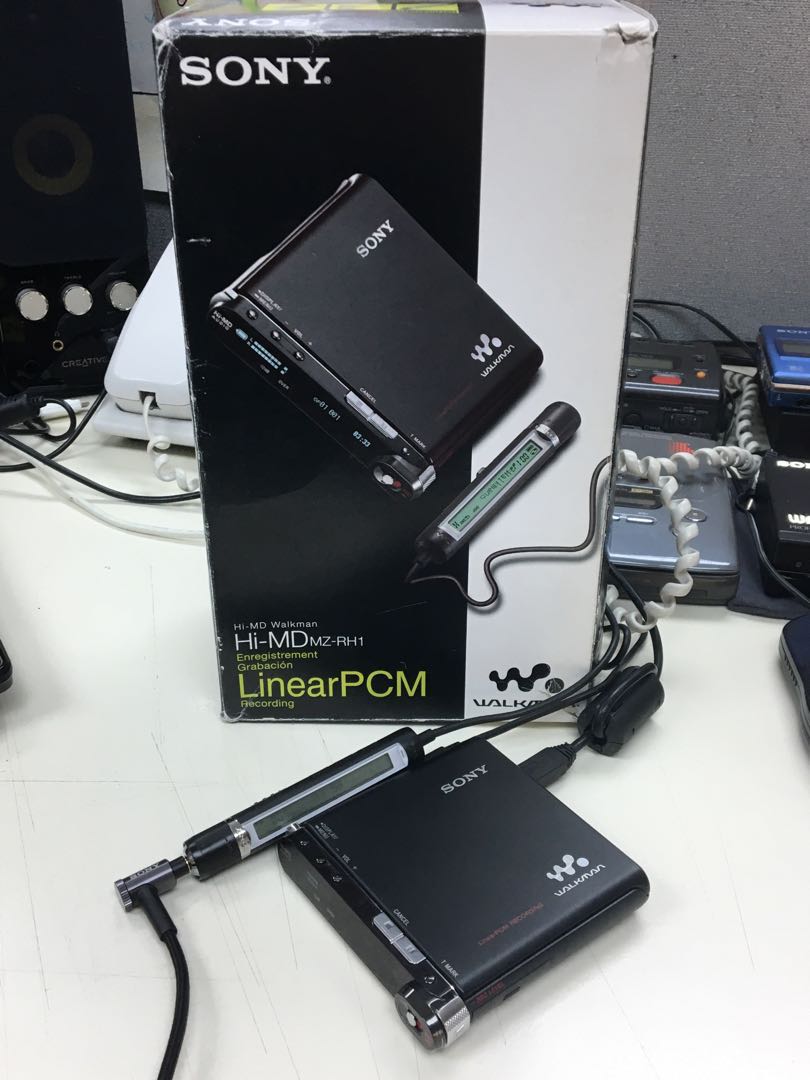 🎊Sony MD Walkman MZ RH1 Hi-MD player recorder, 音響器材, 錄音機