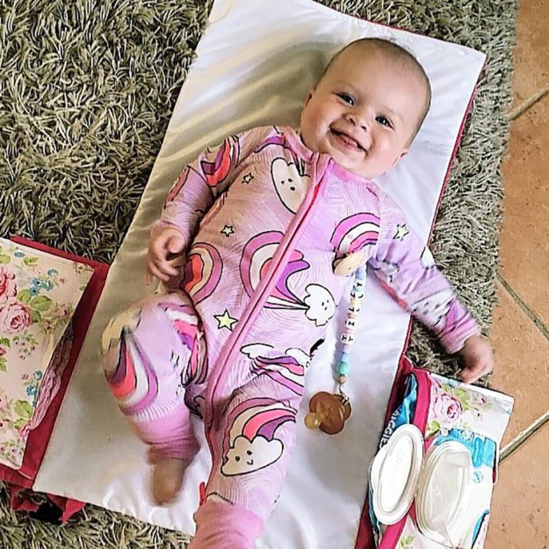 rainbow sleepsuit newborn