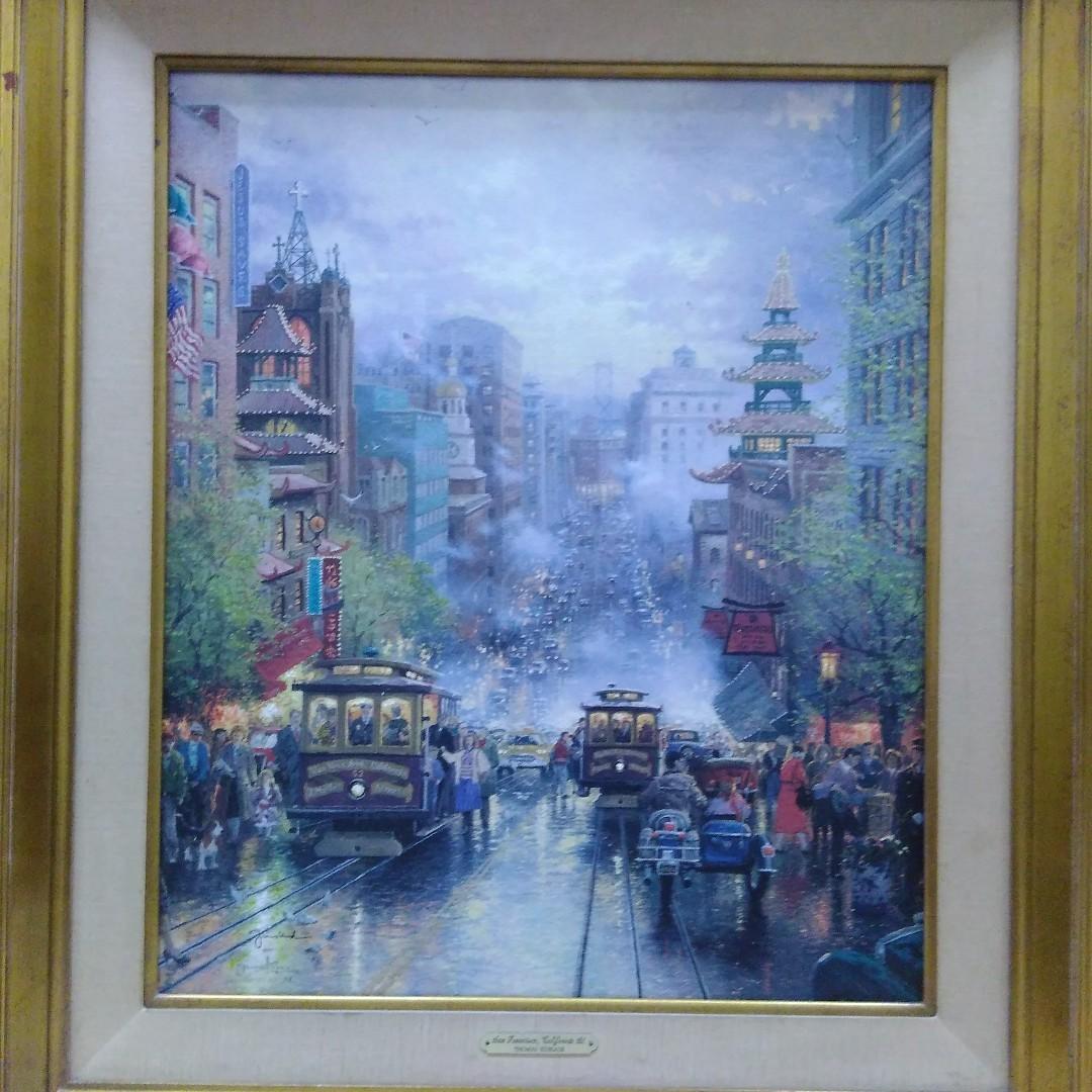 Thomas Kinkade San Francisco California Design Craft Art